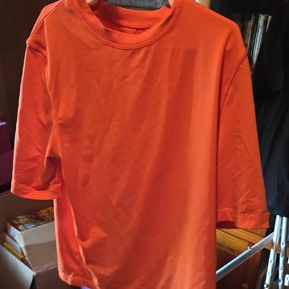 Wonder Nation Bright Orange Short Sleeve Tee